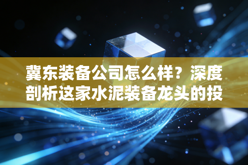 冀东装备公司怎么样？深度剖析这家水泥装备龙头的投资价值与行业困局