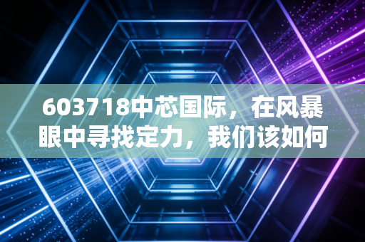 603718中芯国际，在风暴眼中寻找定力，我们该如何重估中国芯的价值？
