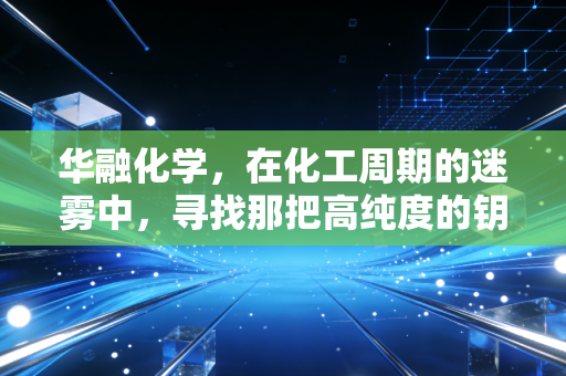 华融化学，在化工周期的迷雾中，寻找那把高纯度的钥匙
