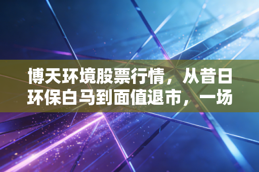 博天环境股票行情，从昔日环保白马到面值退市，一场关于价值毁灭的深刻反思
