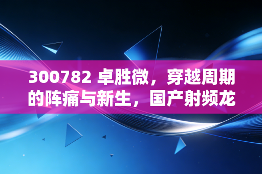 300782 卓胜微，穿越周期的阵痛与新生，国产射频龙头的硬仗还要打多久？