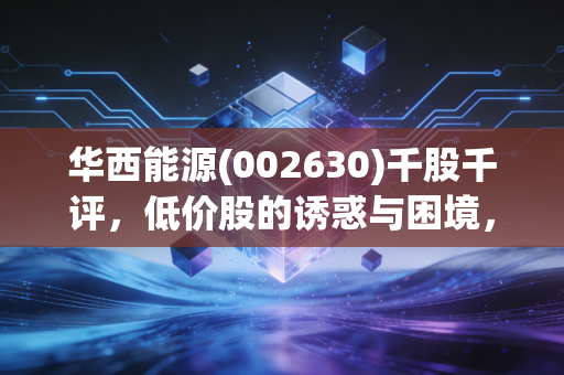 华西能源(002630)千股千评，低价股的诱惑与困境，是黄金坑还是火中栗？
