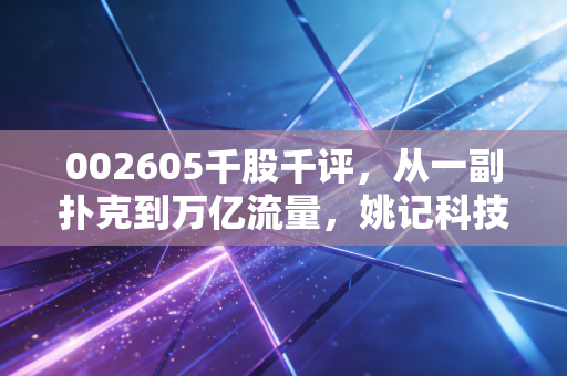 002605千股千评，从一副扑克到万亿流量，姚记科技的转型究竟成色几何？