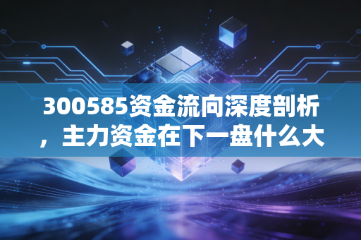 300585资金流向深度剖析，主力资金在下一盘什么大棋？奥普特还能追吗？