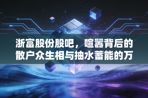浙富股份股吧,喧嚣背后的散户众生相与抽水蓄能的万亿长跑
