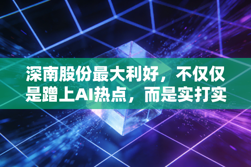 深南股份最大利好,不仅仅是蹭上AI热点,而是实打实拿到了算力时代的入场券