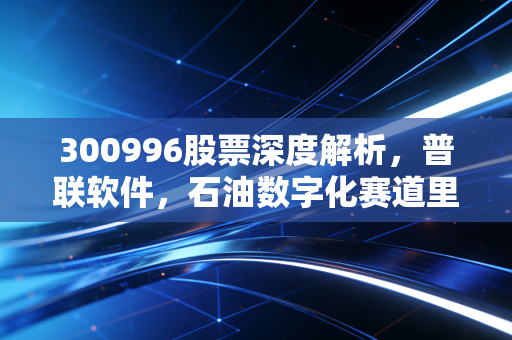 300996股票深度解析，普联软件，石油数字化赛道里的卖水人，值得长期持有吗？