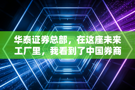 华泰证券总部，在这座未来工厂里，我看到了中国券商的野心与焦虑