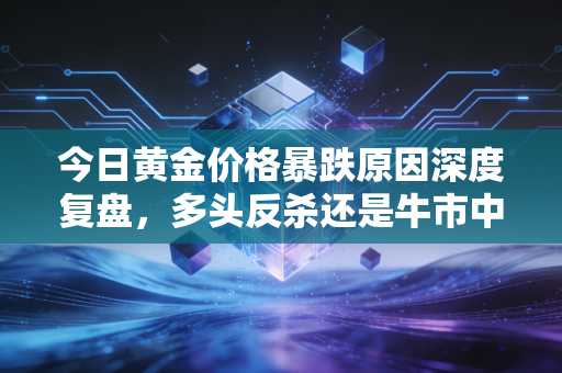 今日黄金价格暴跌原因深度复盘，多头反杀还是牛市中场休息？给普通投资者的避坑指南