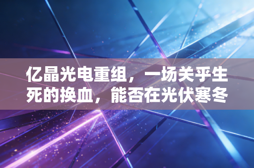 亿晶光电重组，一场关乎生死的换血，能否在光伏寒冬中熬出春天？