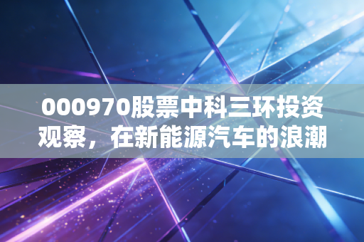000970股票中科三环投资观察,在新能源汽车的浪潮下,这只老牌磁材股还香吗?