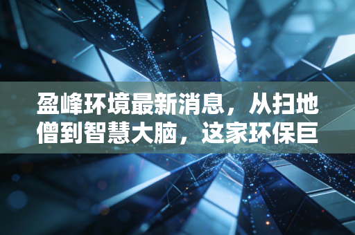 盈峰环境最新消息,从扫地僧到智慧大脑,这家环保巨头正在重塑城市价值