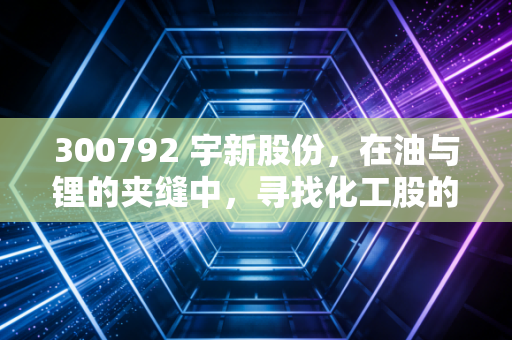 300792 宇新股份，在油与锂的夹缝中，寻找化工股的突围之路