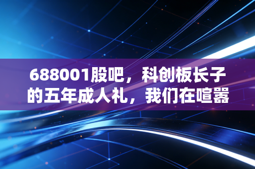 688001股吧，科创板长子的五年成人礼，我们在喧嚣中寻找价值