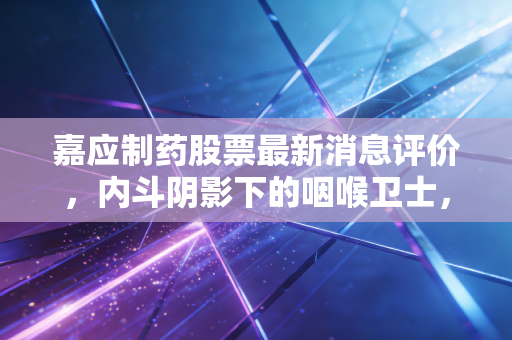 嘉应制药股票最新消息评价，内斗阴影下的咽喉卫士，是价值洼地还是投机陷阱？