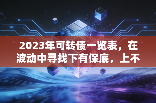 2023年可转债一览表，在波动中寻找下有保底，上不封顶的温情与残酷