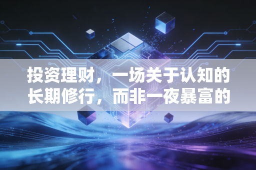投资理财，一场关于认知的长期修行，而非一夜暴富的捷径