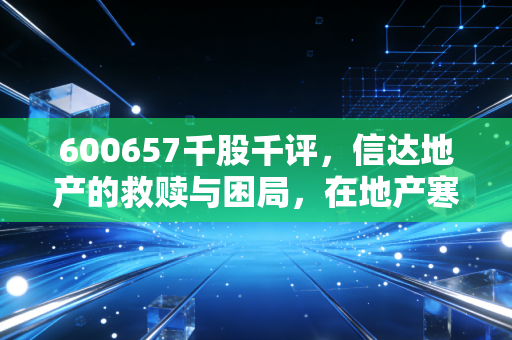 600657千股千评，信达地产的救赎与困局，在地产寒冬中寻找那抹亮色
