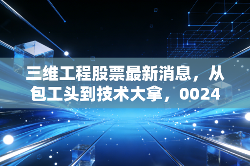 三维工程股票最新消息,从包工头到技术大拿,002469的蜕变之路与投资价值深度剖析