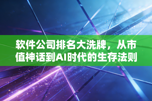 软件公司排名大洗牌，从市值神话到AI时代的生存法则