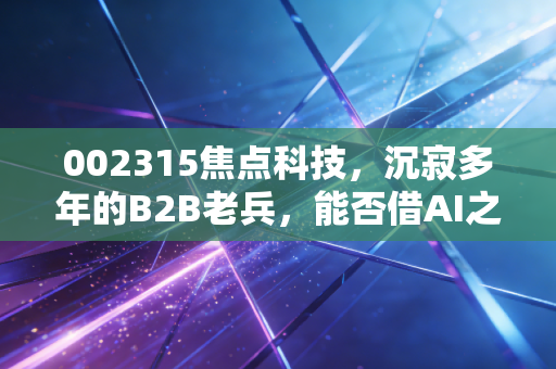 002315焦点科技,沉寂多年的B2B老兵,能否借AI之风重焕新生?