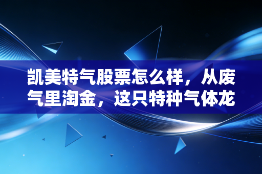 凯美特气股票怎么样，从废气里淘金，这只特种气体龙头还能飞多高？
