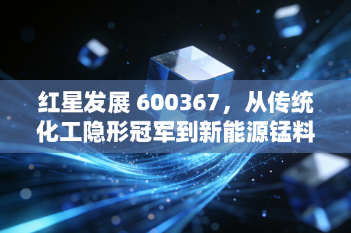 红星发展 600367，从传统化工隐形冠军到新能源锰料先锋的蜕变之路