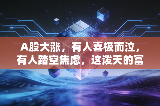 A股大涨，有人喜极而泣，有人踏空焦虑，这泼天的富贵，我们该怎么接？