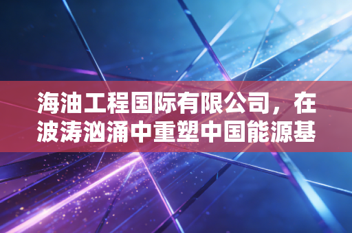 海油工程国际有限公司，在波涛汹涌中重塑中国能源基建的全球版图