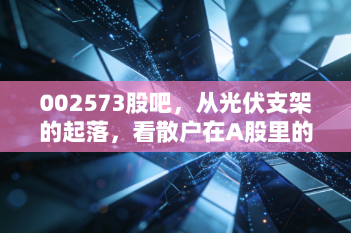 002573股吧，从光伏支架的起落，看散户在A股里的爱恨情仇