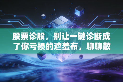 股票诊股,别让一键诊断成了你亏损的遮羞布,聊聊散户该如何真正看懂一家公司