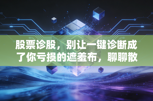 股票诊股，别让一键诊断成了你亏损的遮羞布，聊聊散户该如何真正看懂一家公司