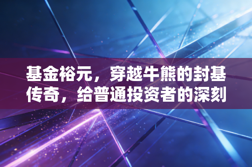 基金裕元，穿越牛熊的封基传奇，给普通投资者的深刻启示