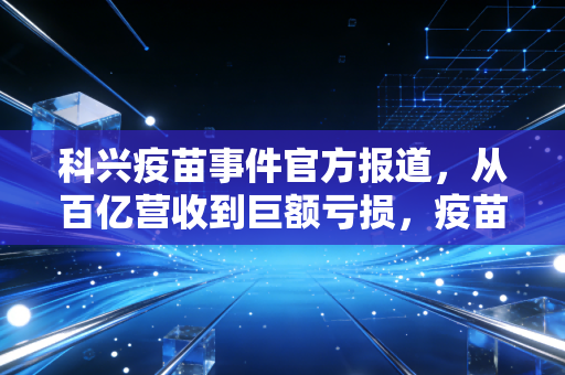 科兴疫苗事件官方报道，从百亿营收到巨额亏损，疫苗巨头的过山车与我们的集体记忆