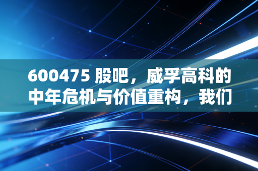 600475 股吧，威孚高科的中年危机与价值重构，我们在焦虑什么？