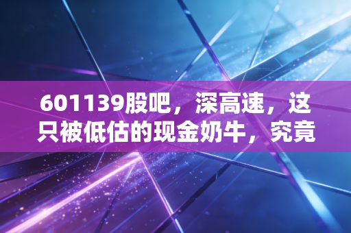 601139股吧，深高速，这只被低估的现金奶牛，究竟值不值得我们拿一辈子？