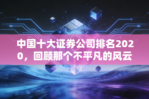 中国十大证券公司排名2020，回顾那个不平凡的风云时刻与投资启示