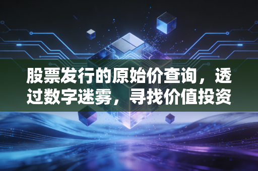 股票发行的原始价查询，透过数字迷雾，寻找价值投资的原点