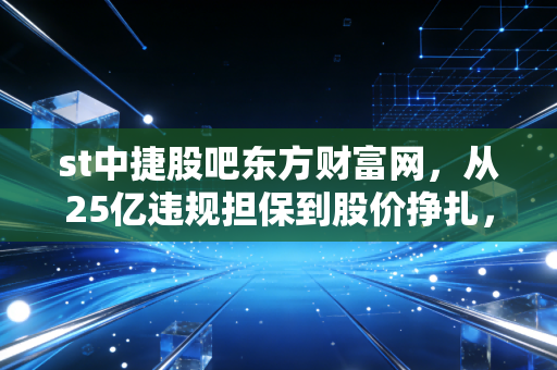 st中捷股吧东方财富网，从25亿违规担保到股价挣扎，散户在ST中捷股吧里的悲欢离合