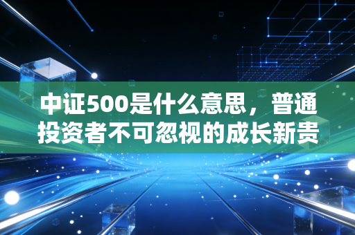 中证500是什么意思，普通投资者不可忽视的成长新贵