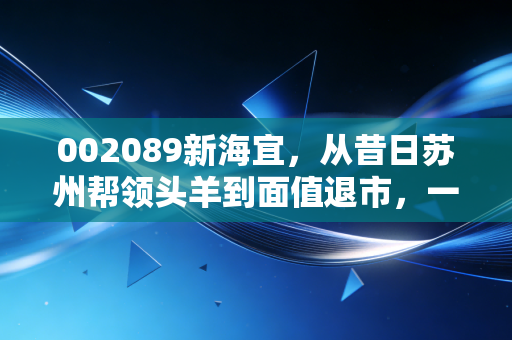 002089新海宜，从昔日苏州帮领头羊到面值退市，一场关于贪婪与侥幸的惨烈教训