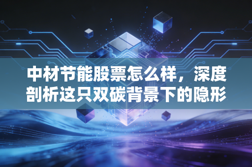 中材节能股票怎么样，深度剖析这只双碳背景下的隐形冠军，是价值洼地还是温水煮青蛙？