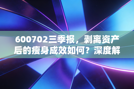600702三季报，剥离资产后的瘦身成效如何？深度解析浙江富润的转型阵痛与未来博弈