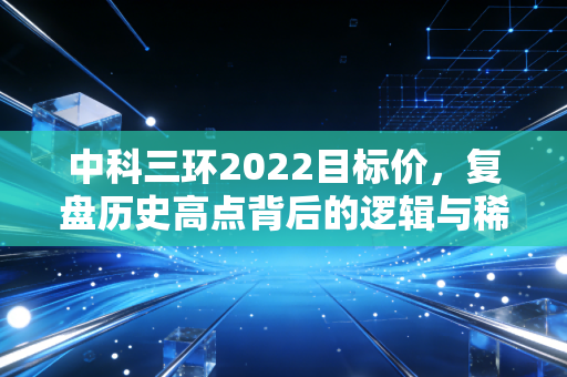 中科三环2022目标价，复盘历史高点背后的逻辑与稀土永磁的未竟之业