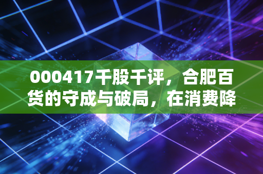 000417千股千评，合肥百货的守成与破局，在消费降级周期里寻找确定性