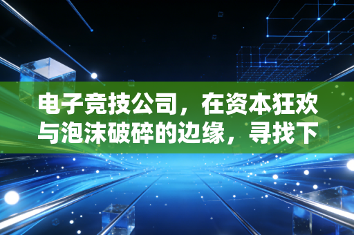 电子竞技公司，在资本狂欢与泡沫破碎的边缘，寻找下一个万亿级金矿
