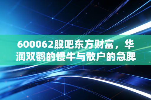 600062股吧东方财富，华润双鹤的慢牛与散户的急脾气，一场关于耐心与博弈的对话