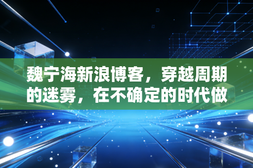 魏宁海新浪博客，穿越周期的迷雾，在不确定的时代做确定的自己