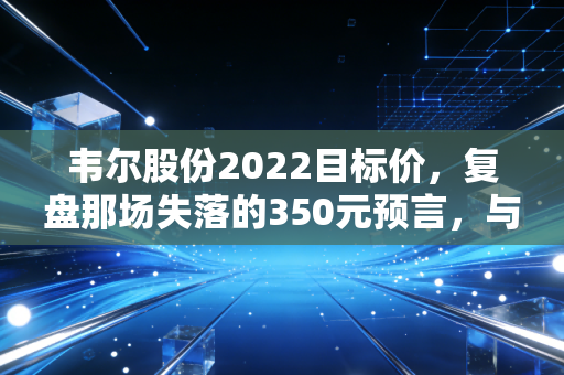 韦尔股份2022目标价，复盘那场失落的350元预言，与韦尔股份的芯路历程