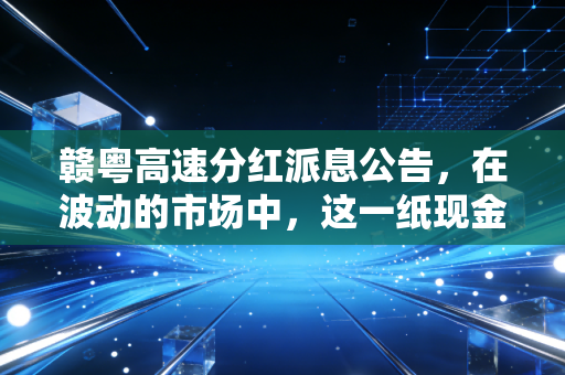 赣粤高速分红派息公告，在波动的市场中，这一纸现金奶牛的账单或许才是最大的安全感